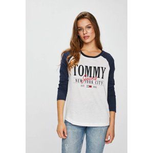 Tommy Hilfiger dámské bílé tričko Raglan - XS (113)